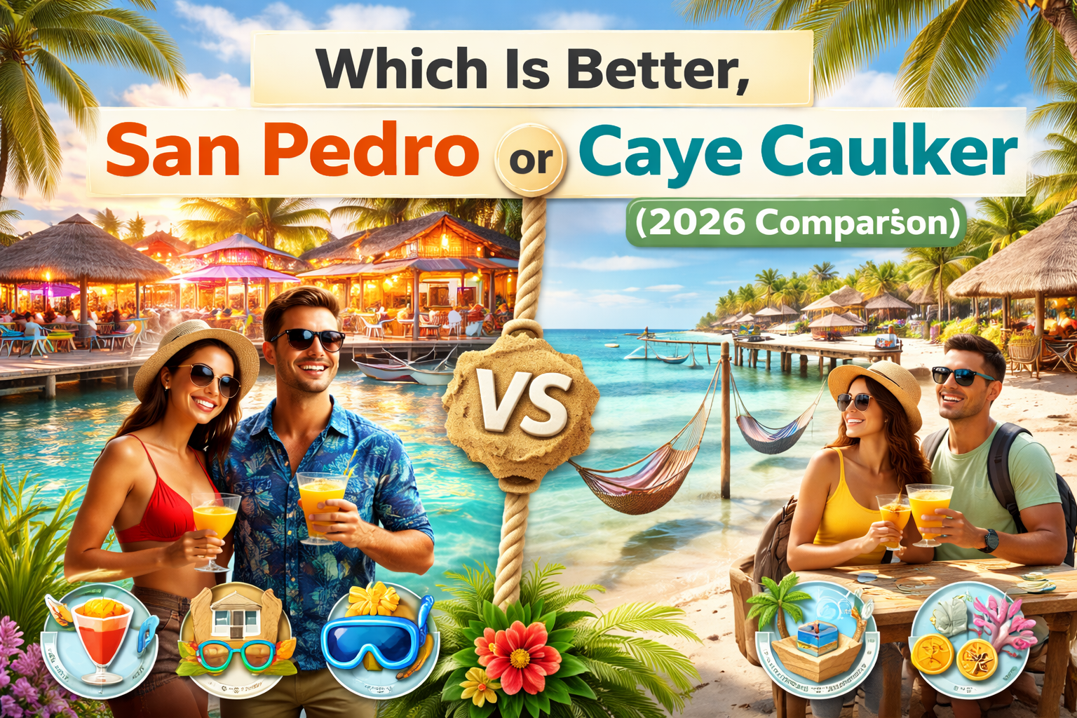 Which Is Better San Pedro or Caye Caulker 2026 Comparison